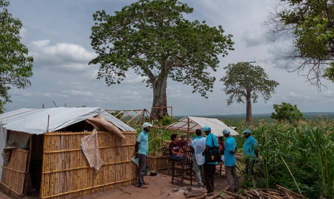 Field activities in Ntocoto IDPs camp, Cabo Delgado during Covid-19 pandemic