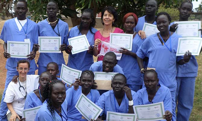 Infermieri neodiplomati Sud Sudan